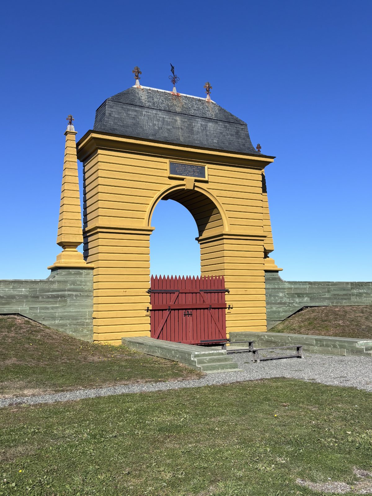 A gate at the Fortress of Louisbourg