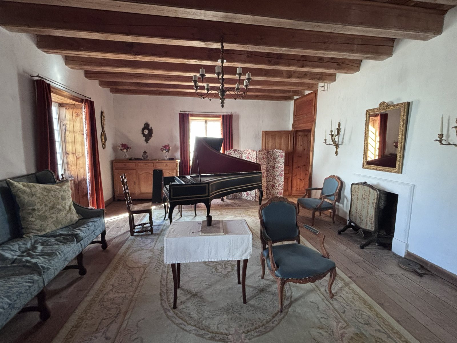 A restored room at the Fortress of Louisbourg