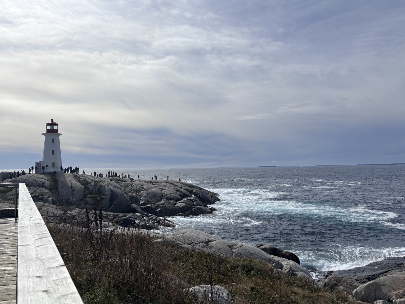 Peggy’s Cove and the open Atlantic