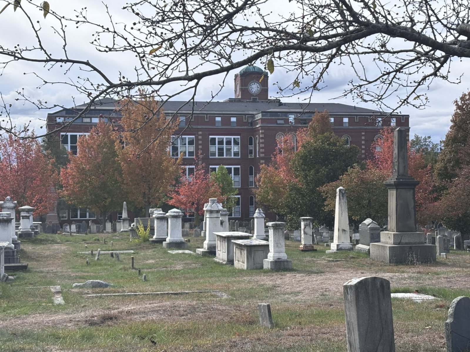 A historic burying ground in Portland, Maine
