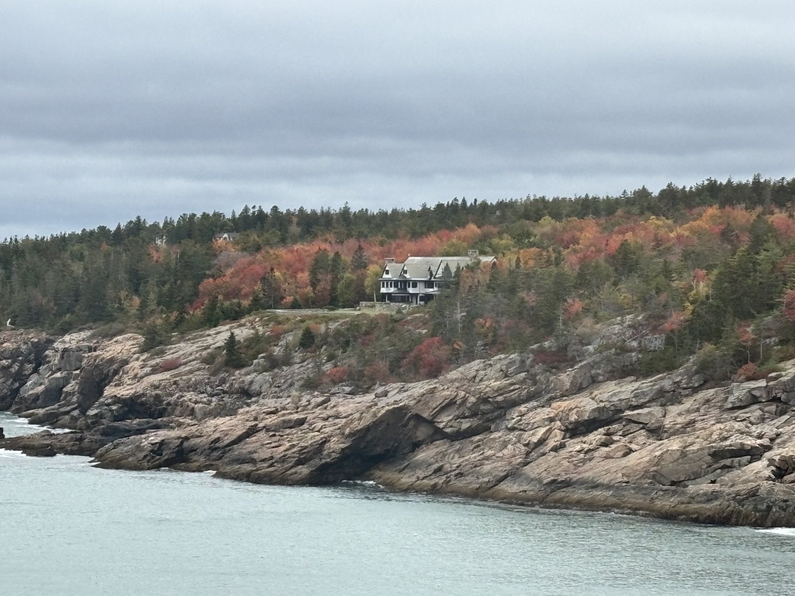 The Acadia coastline near Bar Harbor