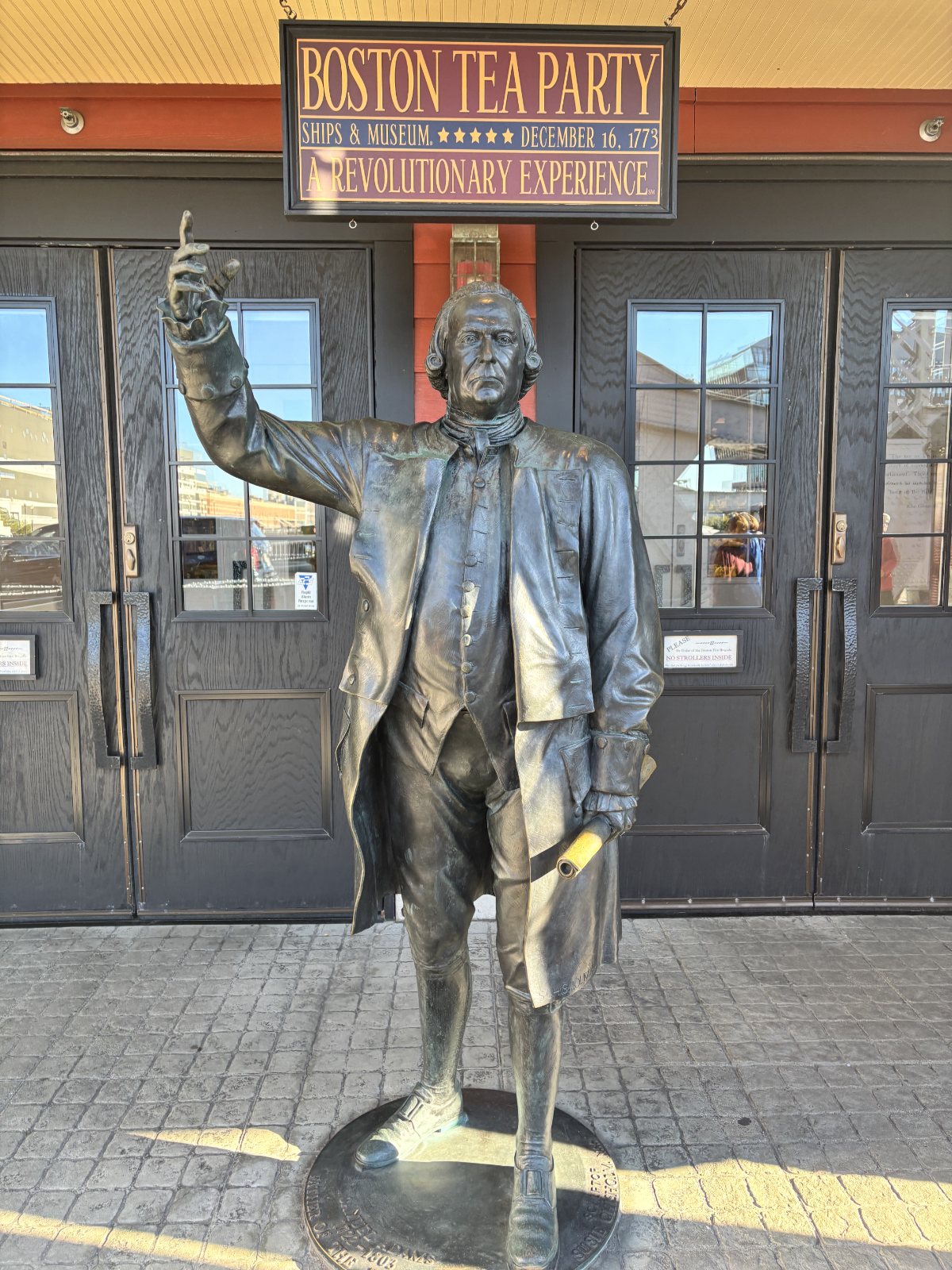 Outside the Boston Tea Party Ships & Museum
