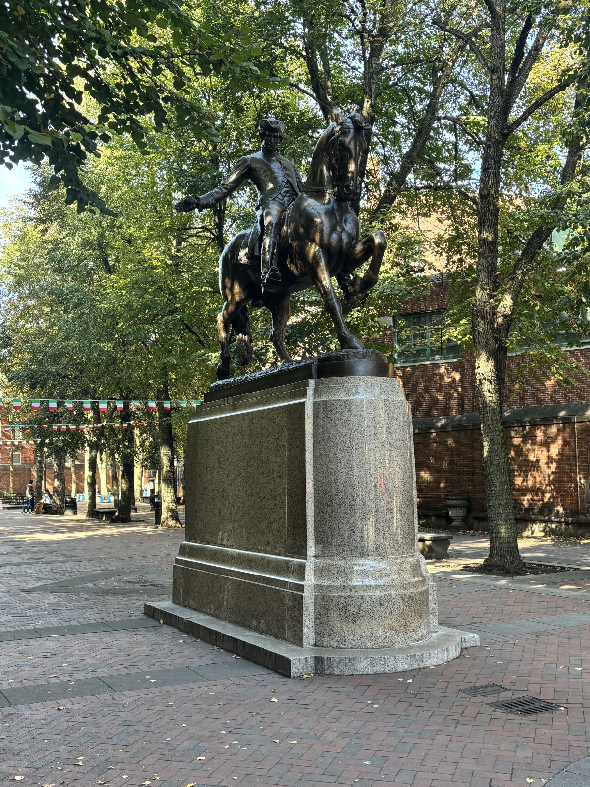 The Paul Revere statue, Boston
