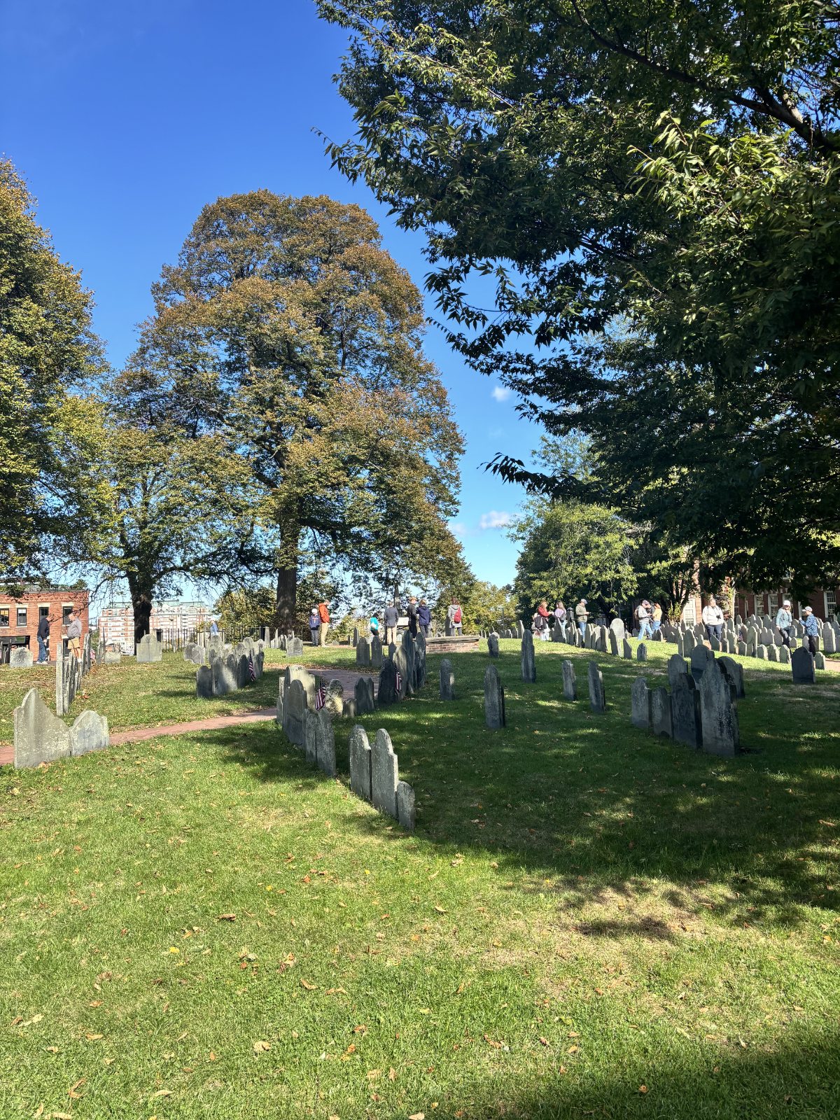 A historic burying ground on Boston's Freedom Trail