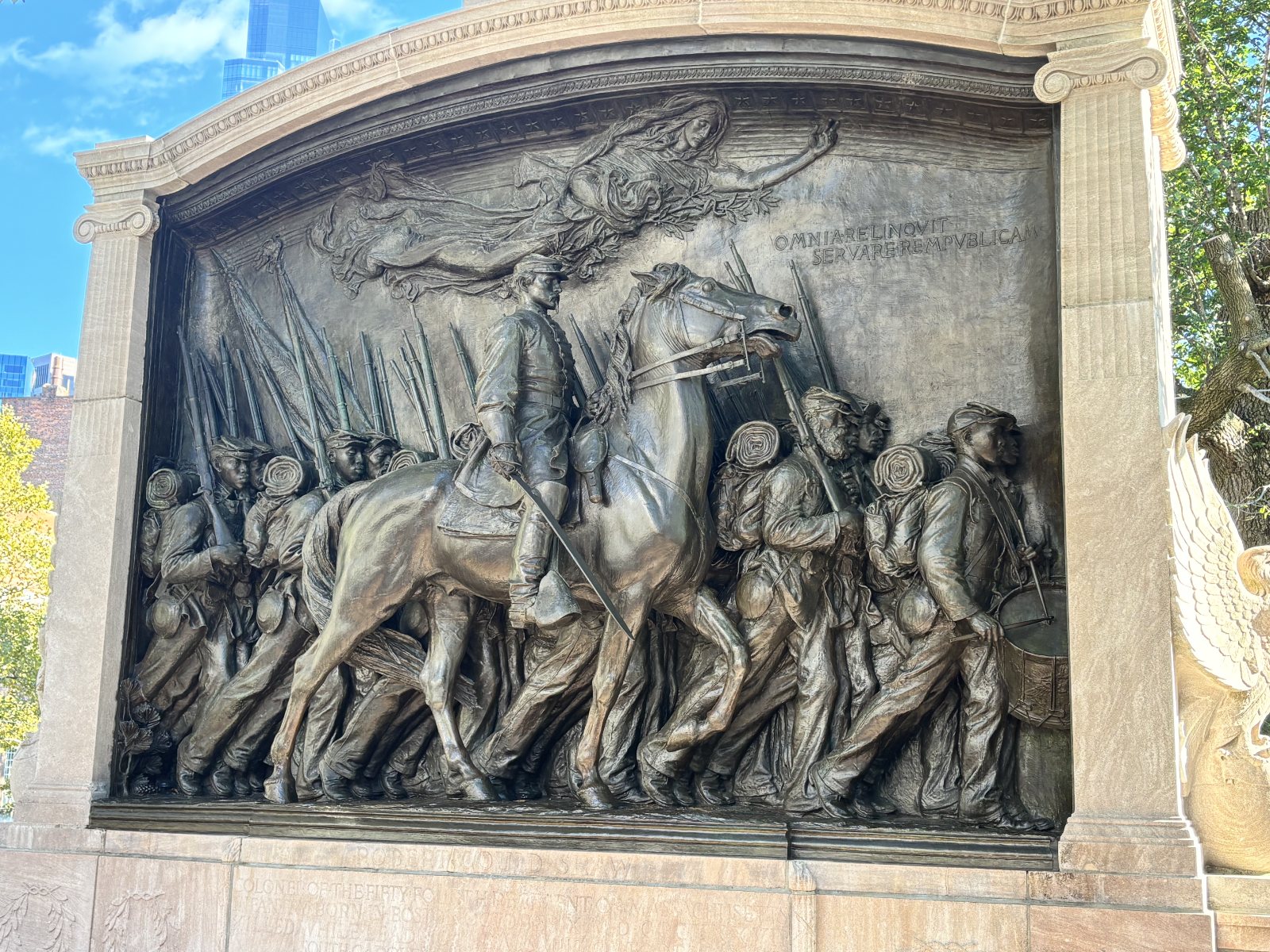 The Robert Gould Shaw and 54th Regiment Memorial, Boston