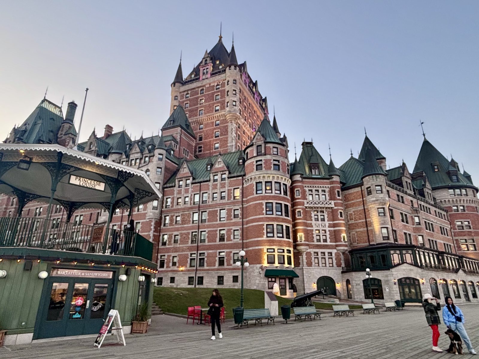 Château Frontenac and Dufferin Terrace, Quebec City