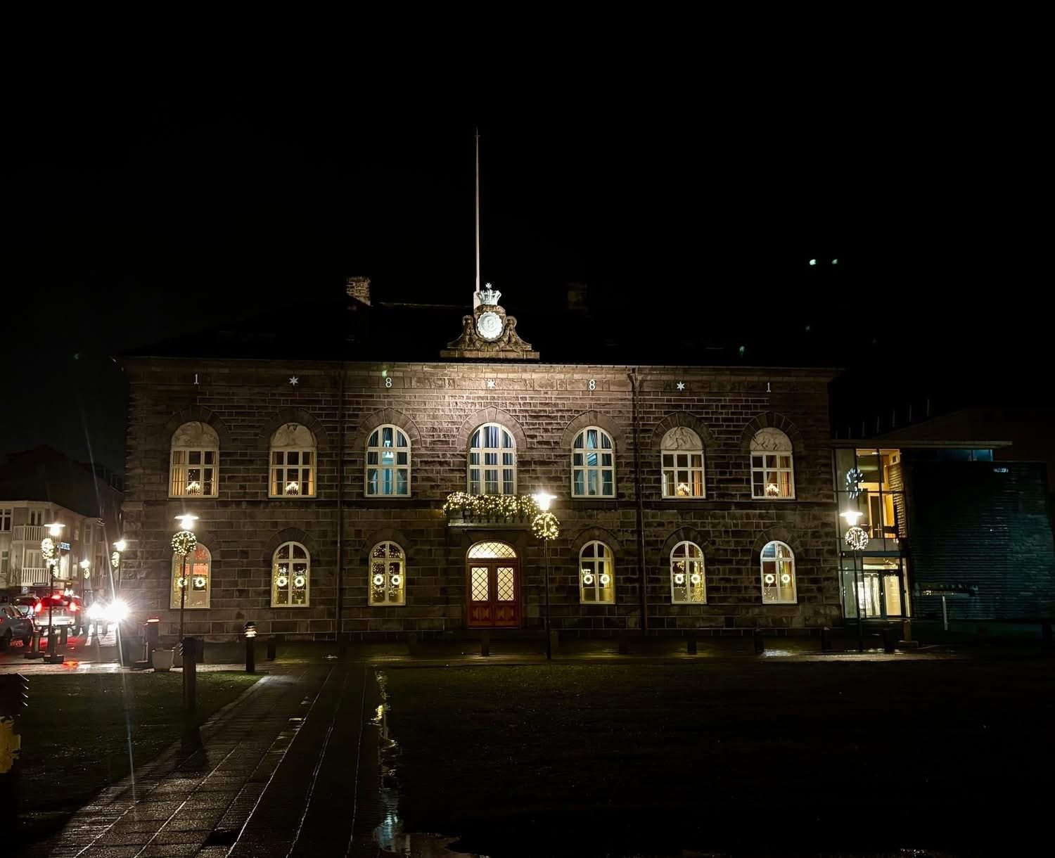 Alþingishúsið, the Icelandic Parliament House, Reykjavik