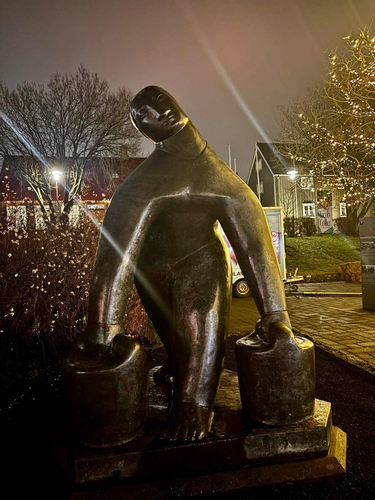 Vatnsberinn (The Water Carrier) statue, Reykjavik