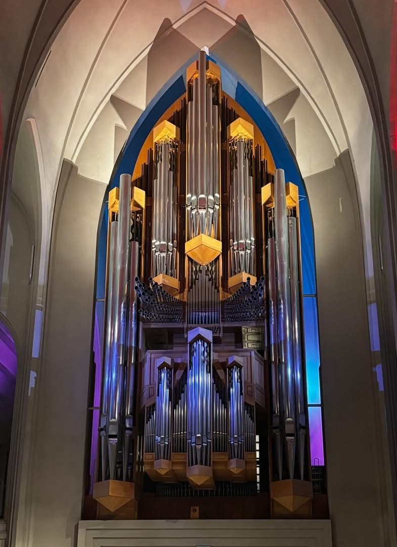 The pipe organ of Hallgrímskirkja, Reykjavik