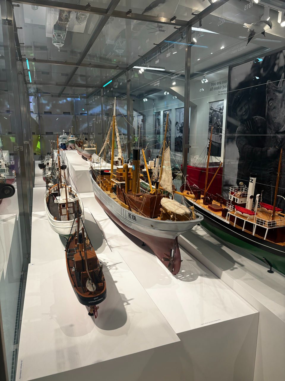 Model boats at the Reykjavik Maritime Museum
