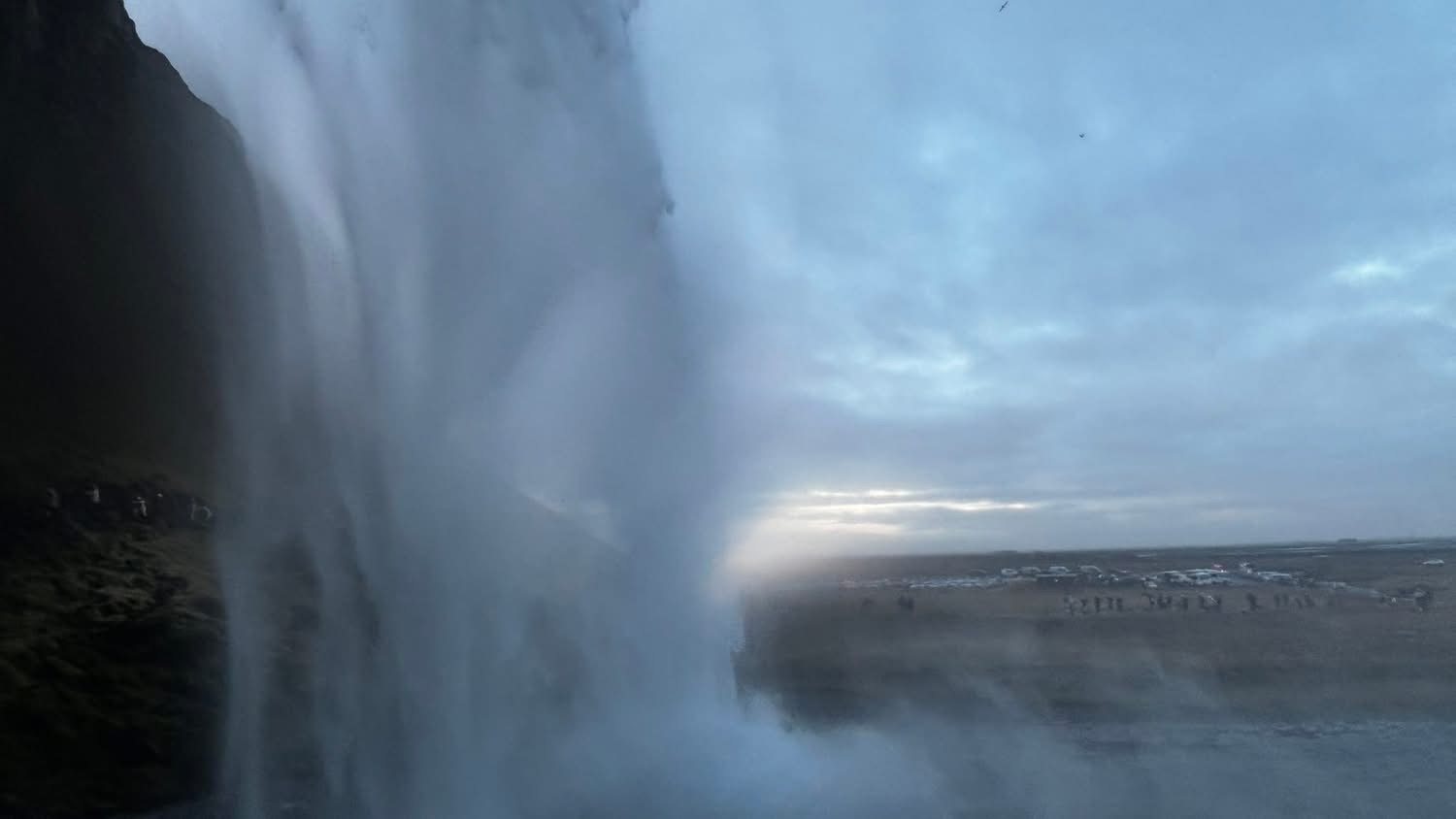 Behind Seljalandsfoss, Iceland
