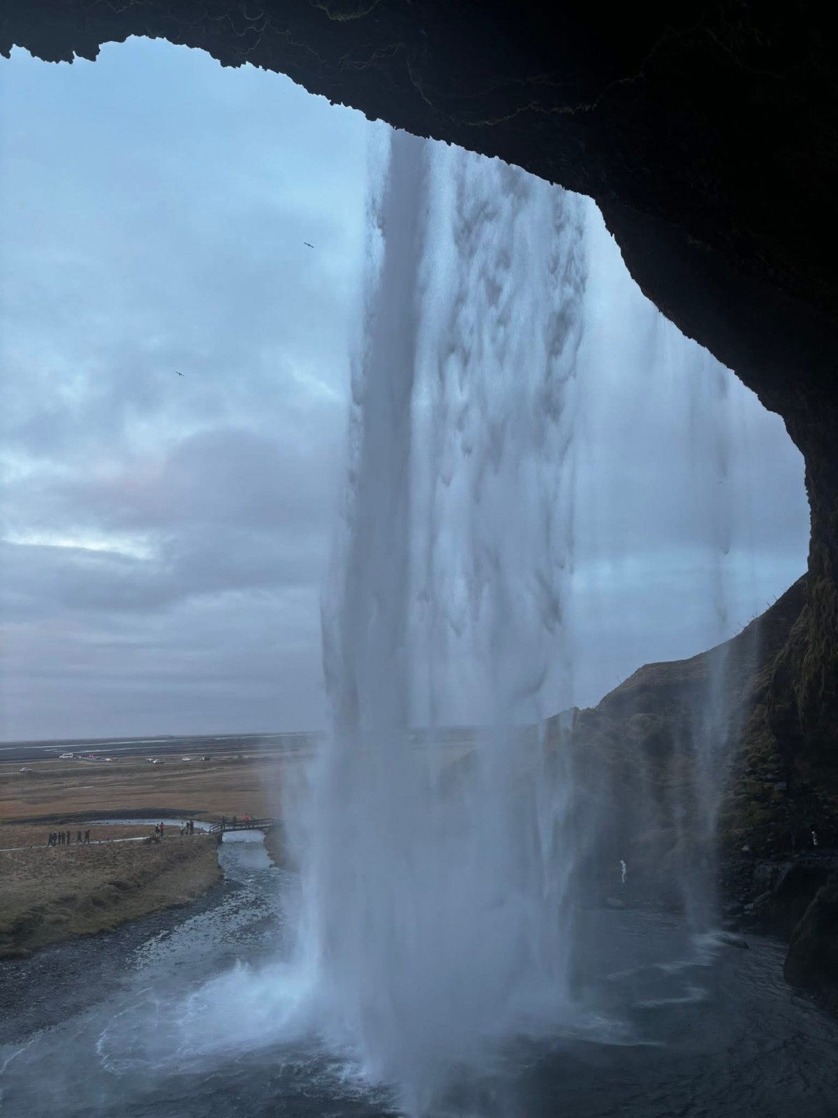 Behind Seljalandsfoss, Iceland