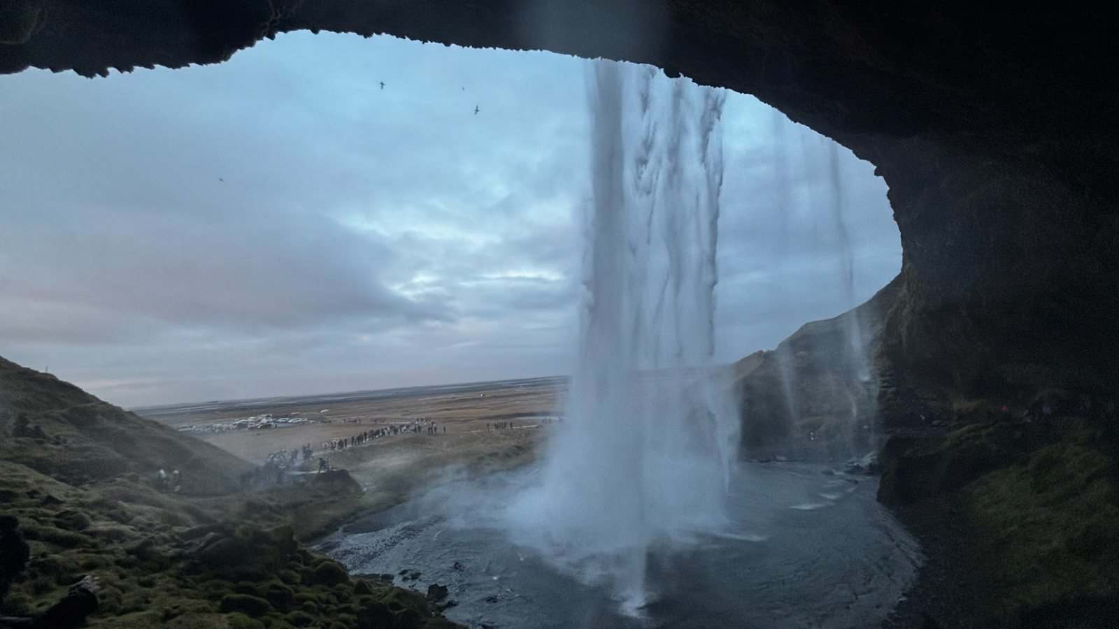 Behind Seljalandsfoss, Iceland