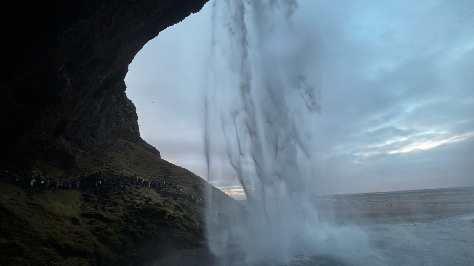 Behind Seljalandsfoss, Iceland