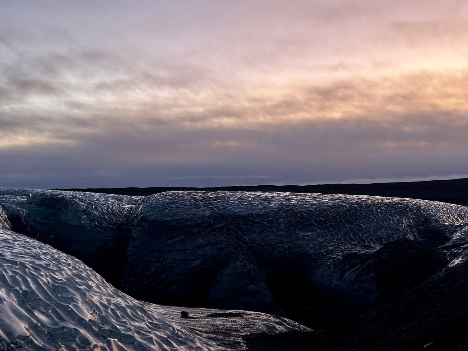 Vatnajökull glacier at sunrise, Iceland