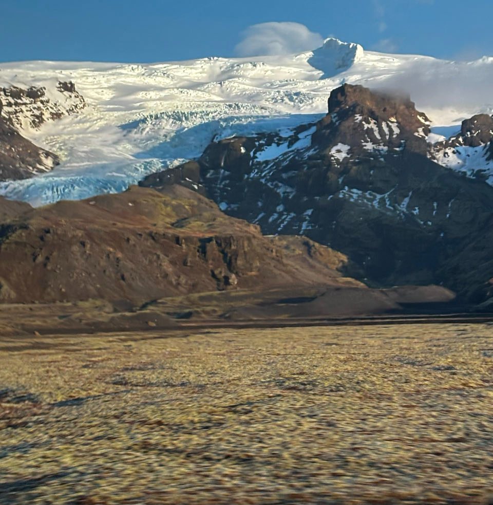 A glacier on Iceland's south coast