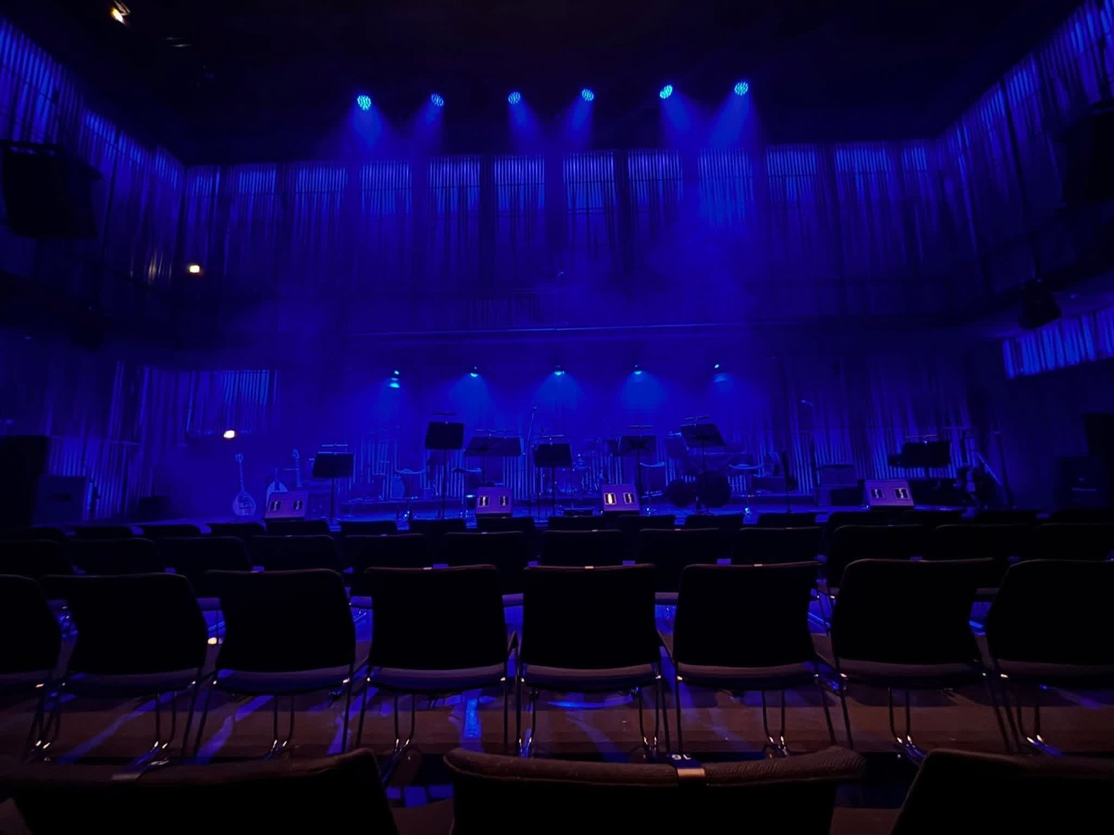 A concert hall inside Harpa, Reykjavik
